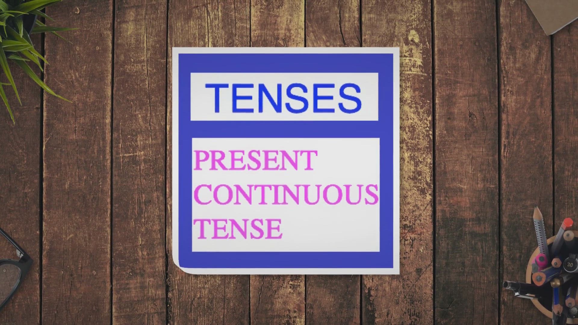 'Video thumbnail for Present Continuous Tense'
