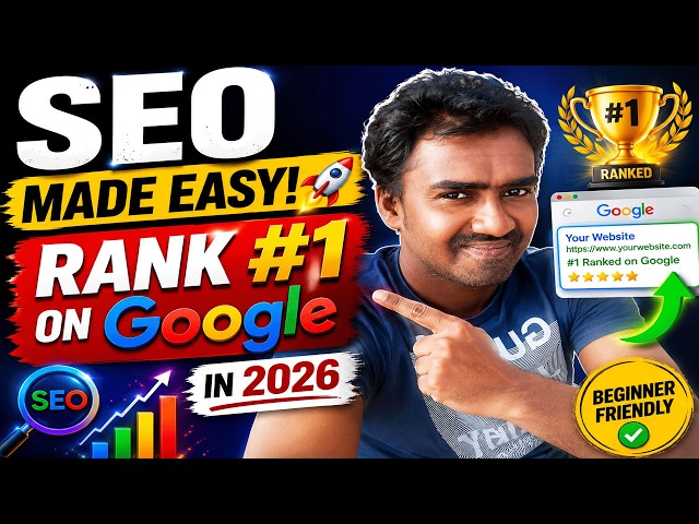 Video thumbnail for What Is SEO in Digital Marketing?  What Is Search Engine Optimization Explained for Beginners (2026)
