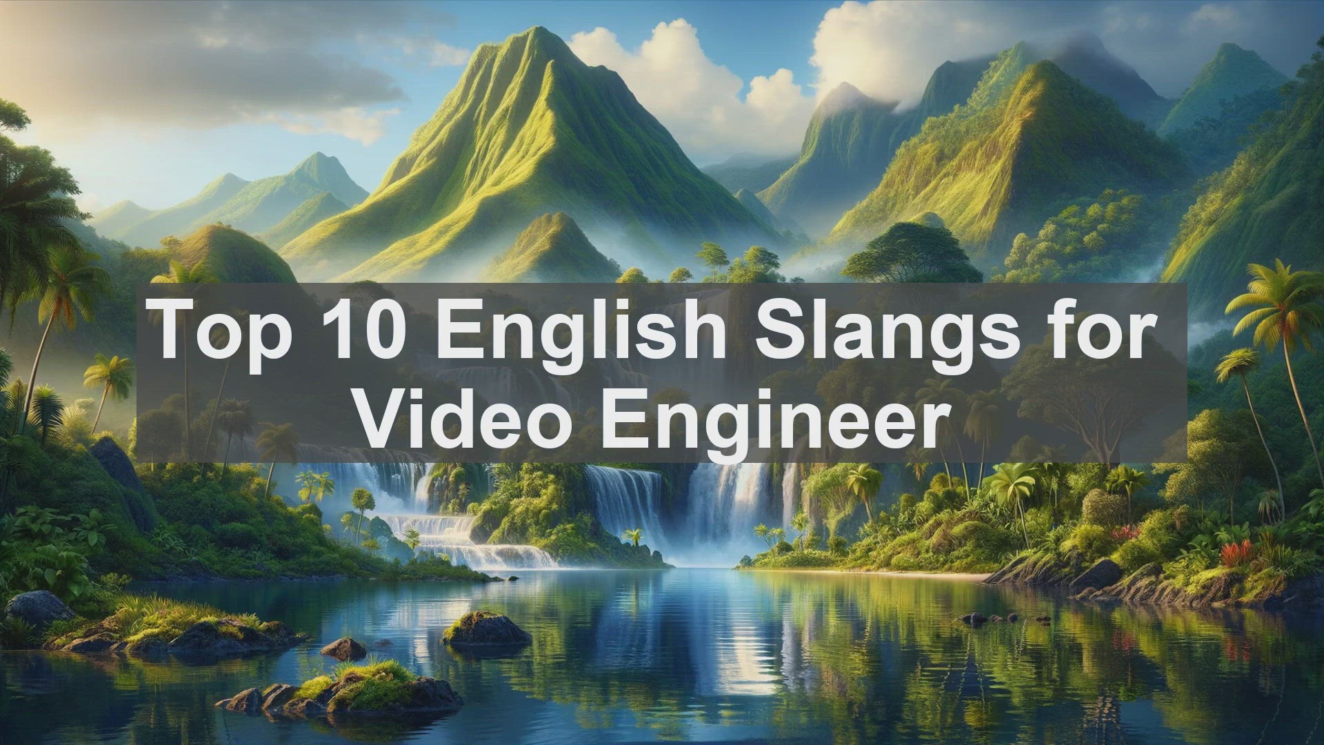 'Video thumbnail for Top 10 English Slangs for Video Engineer'