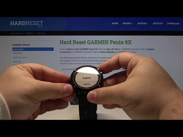 Video thumbnail for How to Change Language in GARMIN Fenix 6X – Find Language List
