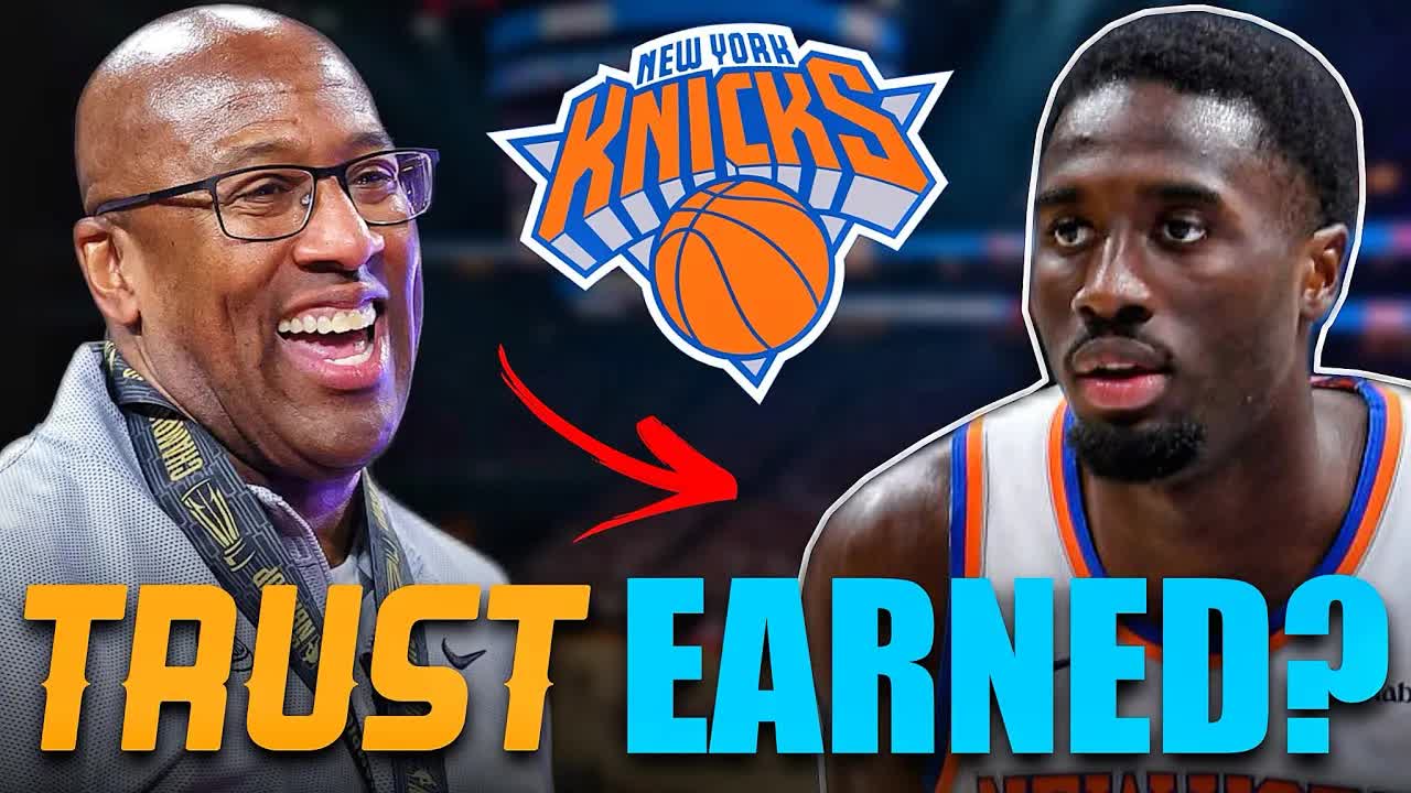 Video thumbnail for knyt: mike brown's knicks rotation: diawara breakout, mcbride returns