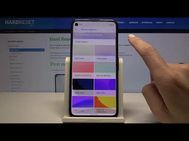 Video thumbnail for How to Change Ringtone on GOOGLE Pixel 4A - Sound Settings