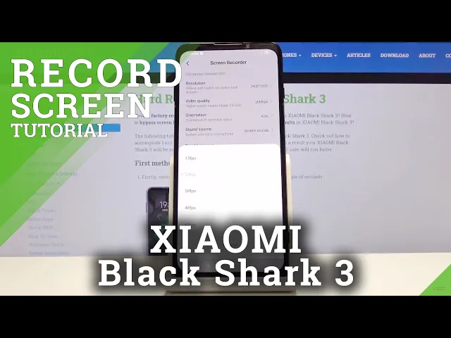 Video thumbnail for How to Record Screen in XIAOMI Black Shark 3 – Find Screen Recorder