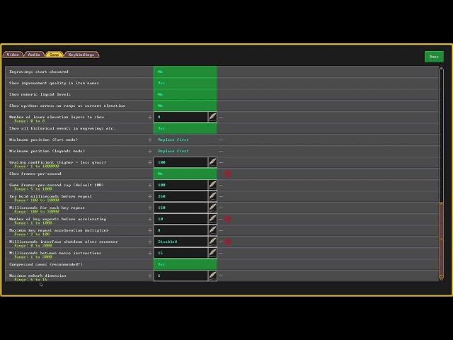 Video thumbnail for Dwarf Fortress - How To Change Embark Dimensions