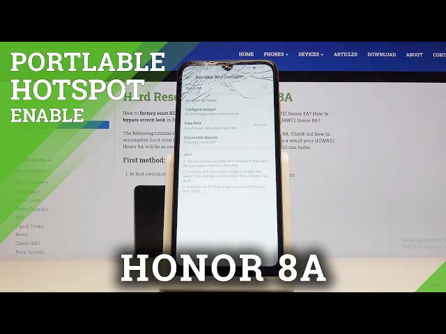 Video thumbnail for How to Create Portable Hotspot in Honor 8A – Share Internet