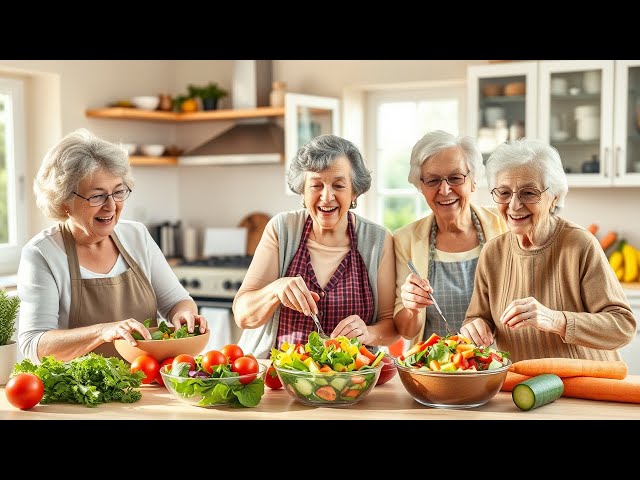 Video thumbnail for Healthy Salads for Seniors | Easy & Delicious Recipes for 50+