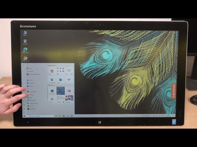 Video thumbnail for Lenovo Horizon 2 - How To Change Date