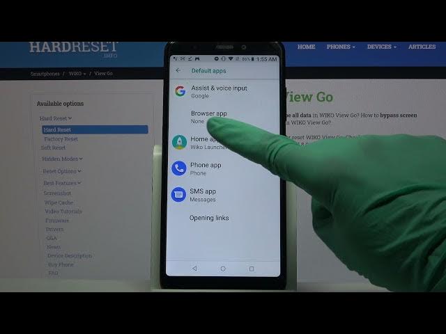 Video thumbnail for Change Default Apps - WIKO View Go & Programs Customizations