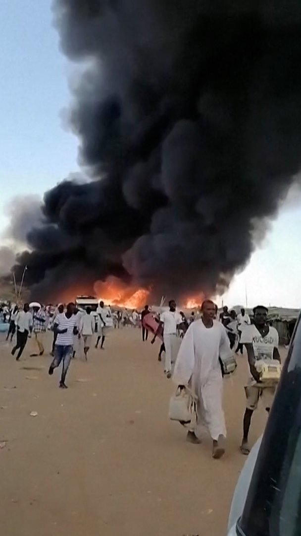 Video thumbnail for Drone strike on Abyei market near Sudan-South Sudan border kills 150