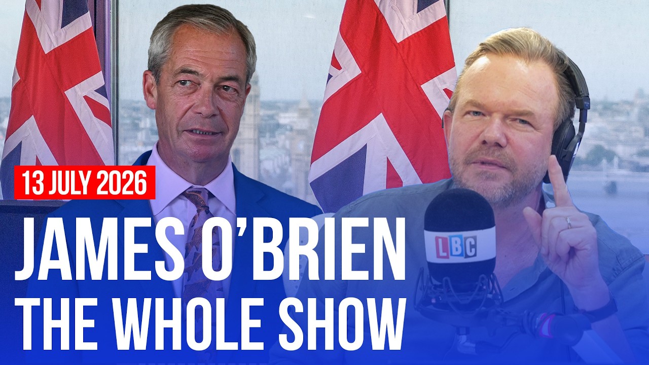 Video thumbnail for 'The dishonesty, deception and embellishment baked in with Farage' | James O’Brien - The Whole Show