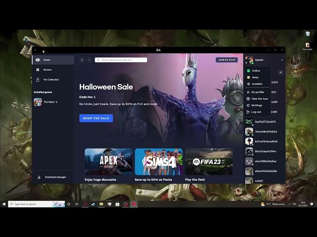 Video thumbnail for EA App - Overlay Key Combination