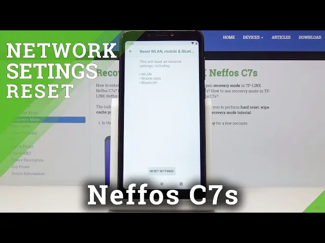 Video thumbnail for How to Reset Network Settings in TP-LINK Neffos C7s - Restore Network