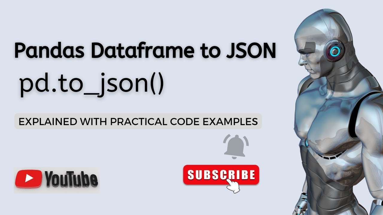 'Video thumbnail for Pandas Dataframe to JSON File Conversion | Python Code Examples | Pandas Dataframe Tutorial'
