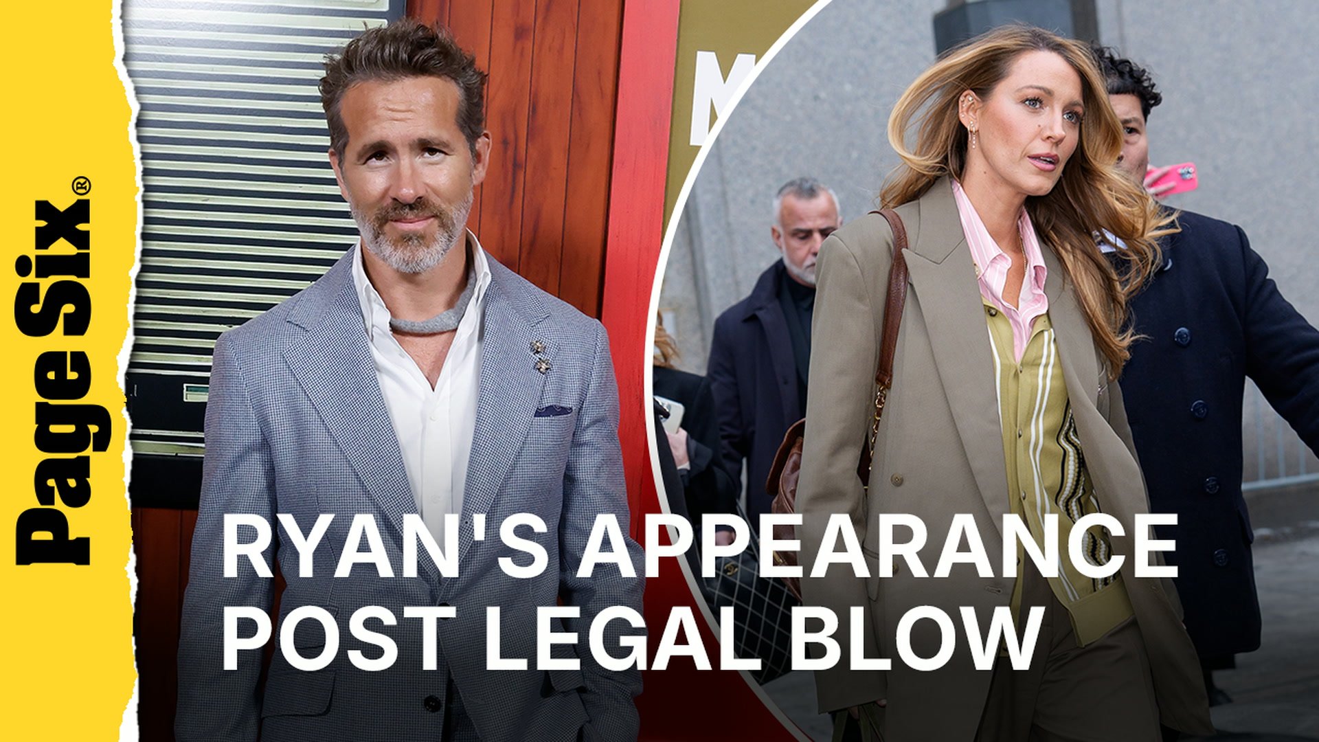 Video thumbnail for Ryan Reynolds puts on brave face at 'Mayday' premiere following Blake Lively's legal blow