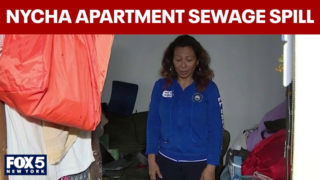 Video thumbnail for EXCLUSIVE | Sewage spills into Bronx NYCHA apartment