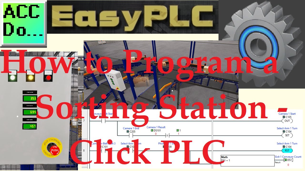 'Video thumbnail for How to Program a Sorting Station - Click PLC'