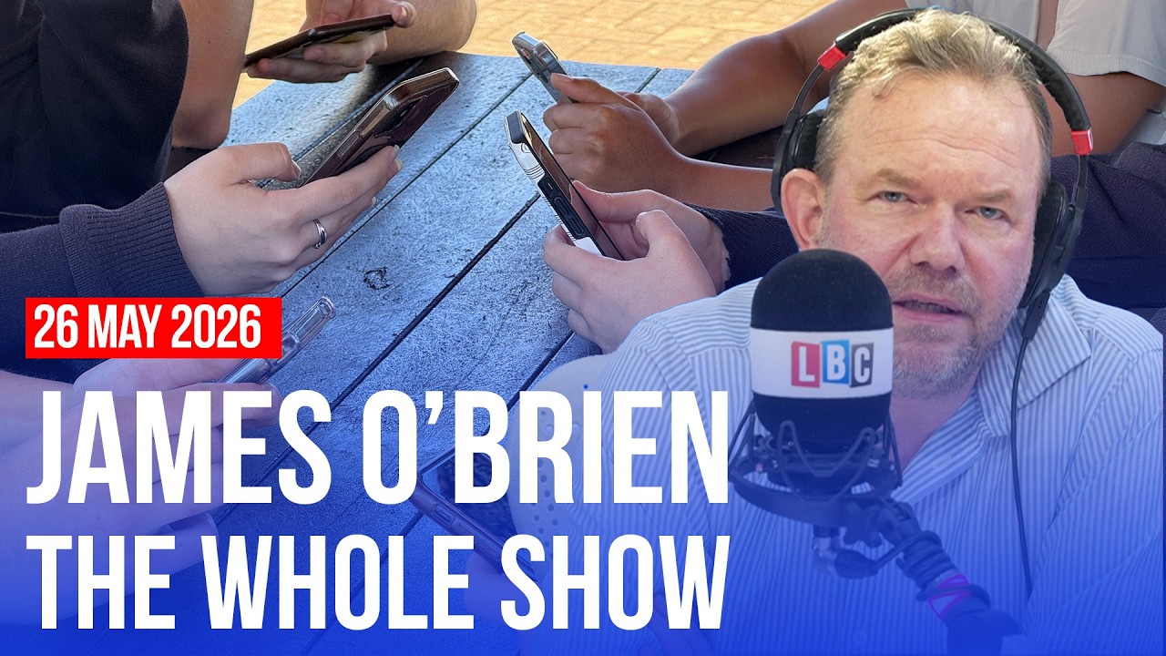 Video thumbnail for The worst thing about social media | James O’Brien - The Whole Show