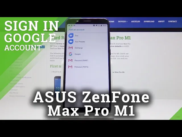 Video thumbnail for How to Add Google Account in ASUS ZenFone Max Pro M1- Google Account Removal