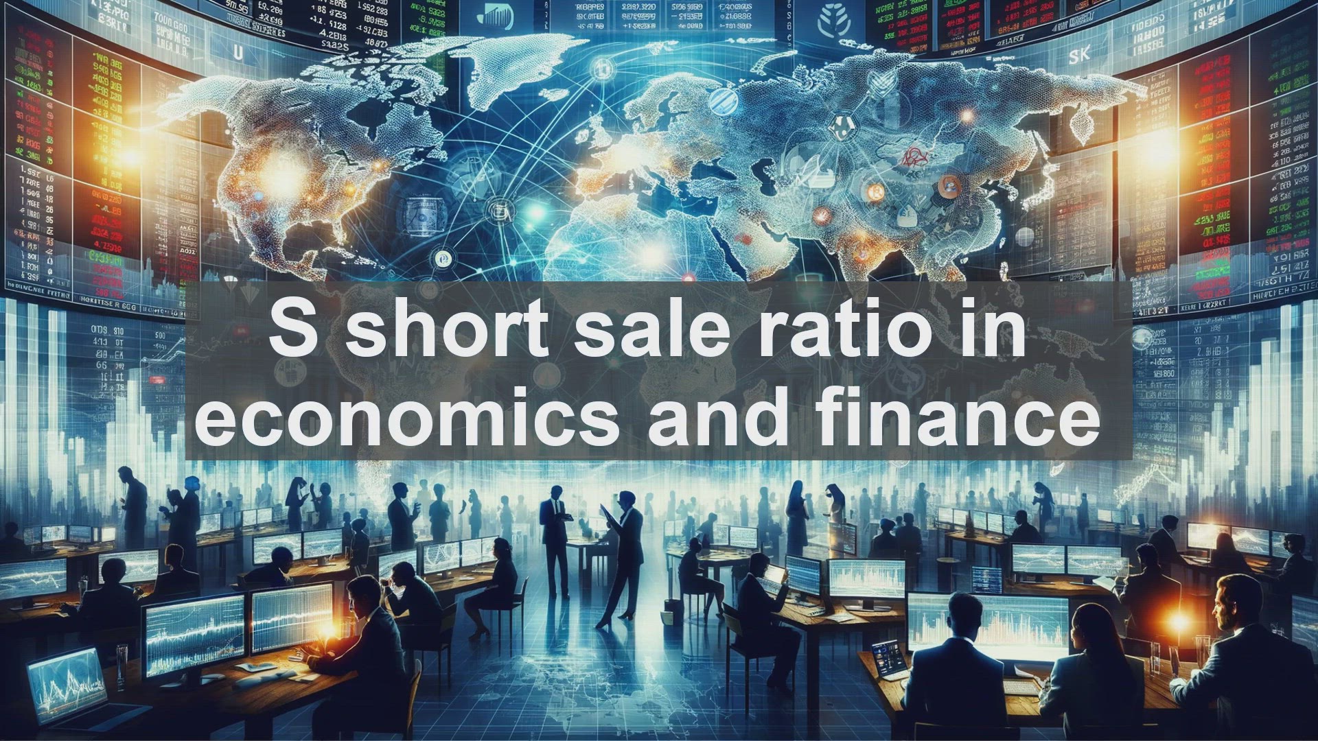 'Video thumbnail for S short sale ratio in economics and finance'