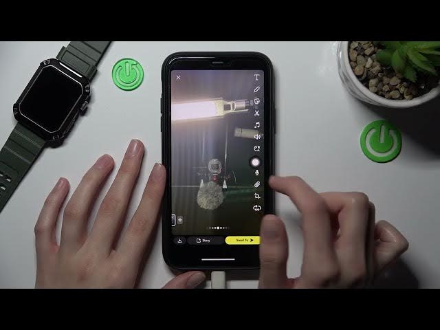 Video thumbnail for Record on Snapchat without Holding Shutter Button - Gesture Settings