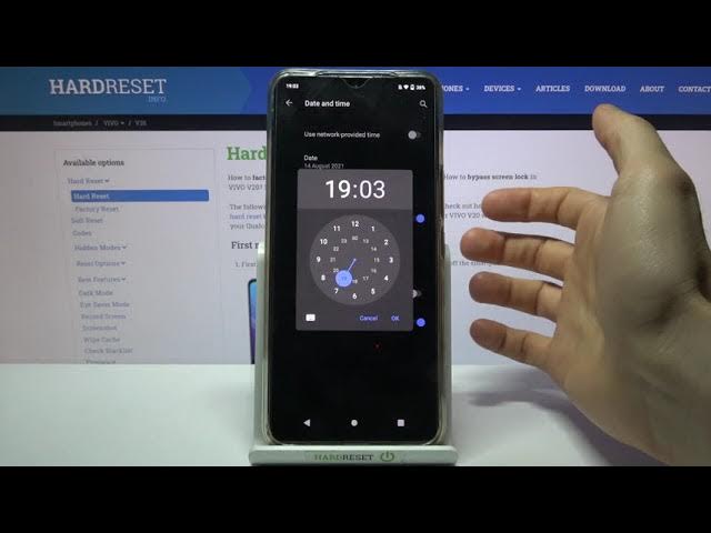 Video thumbnail for How to Change Date & Time on Vivo V20 – Adjust Time Settings
