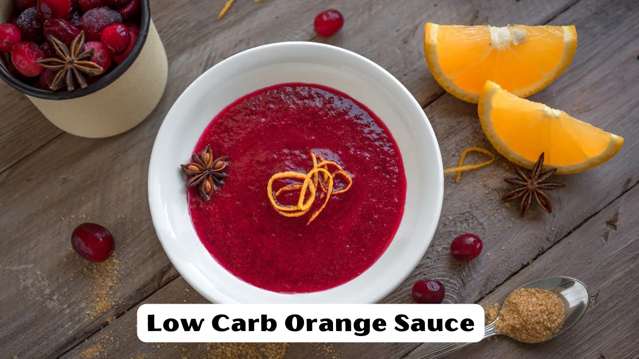 'Video thumbnail for Low Carb Orange Sauce: video blog'