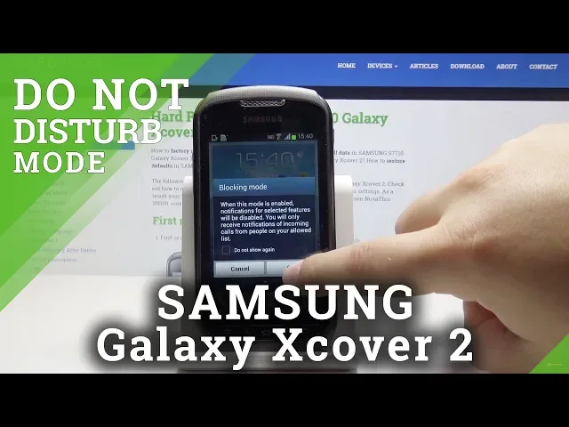Video thumbnail for How to Use Do Not Disturb Mode in Samsung Galaxy Xcover 2 - Silent Mode