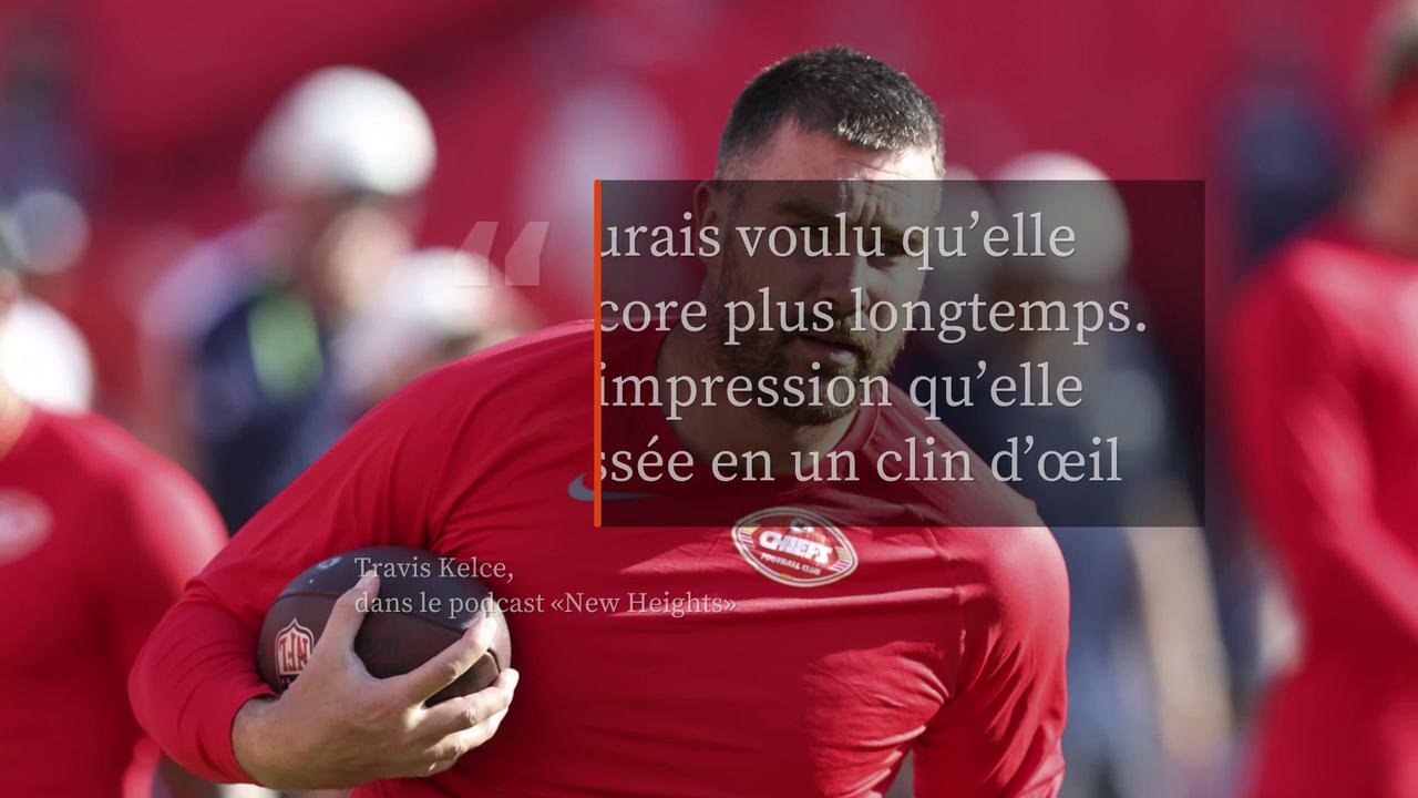 Video thumbnail for Travis Kelce n'a qu'un regret concernant le jour de son mariage.