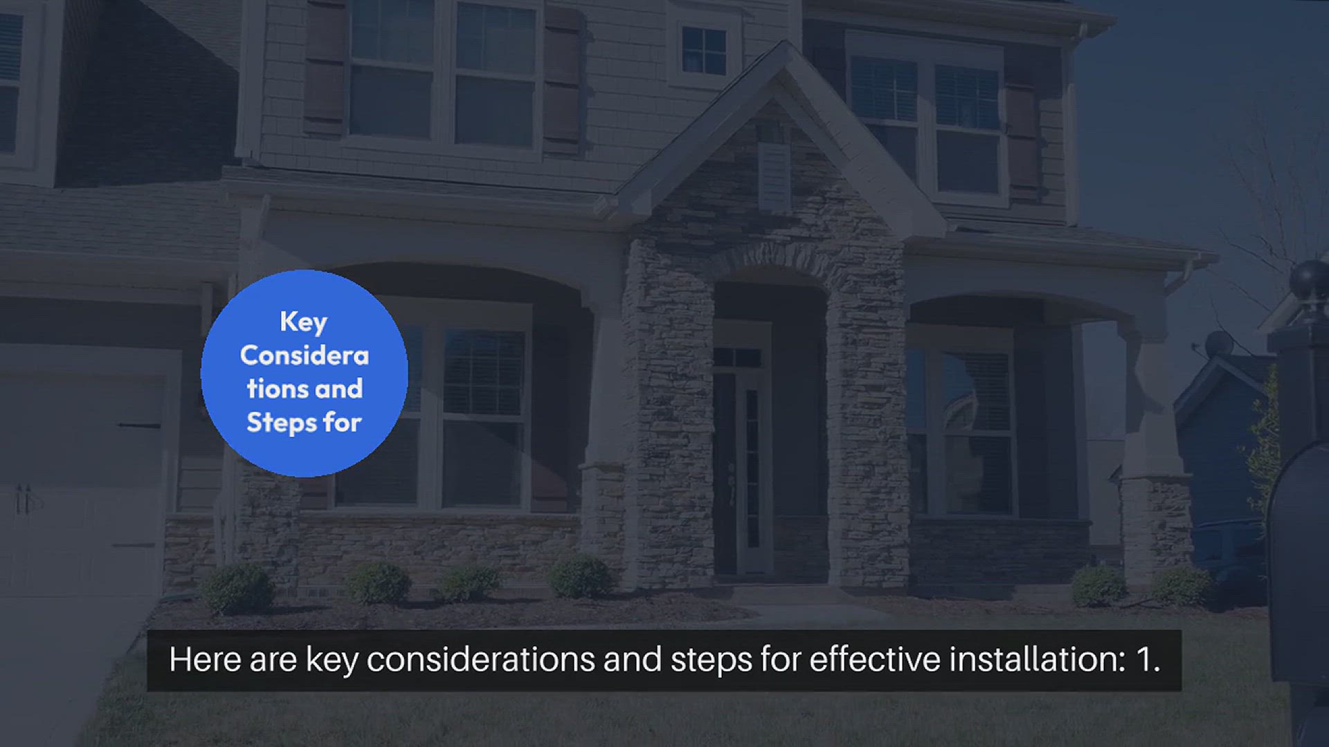 Video thumbnail for Security Camera Installation