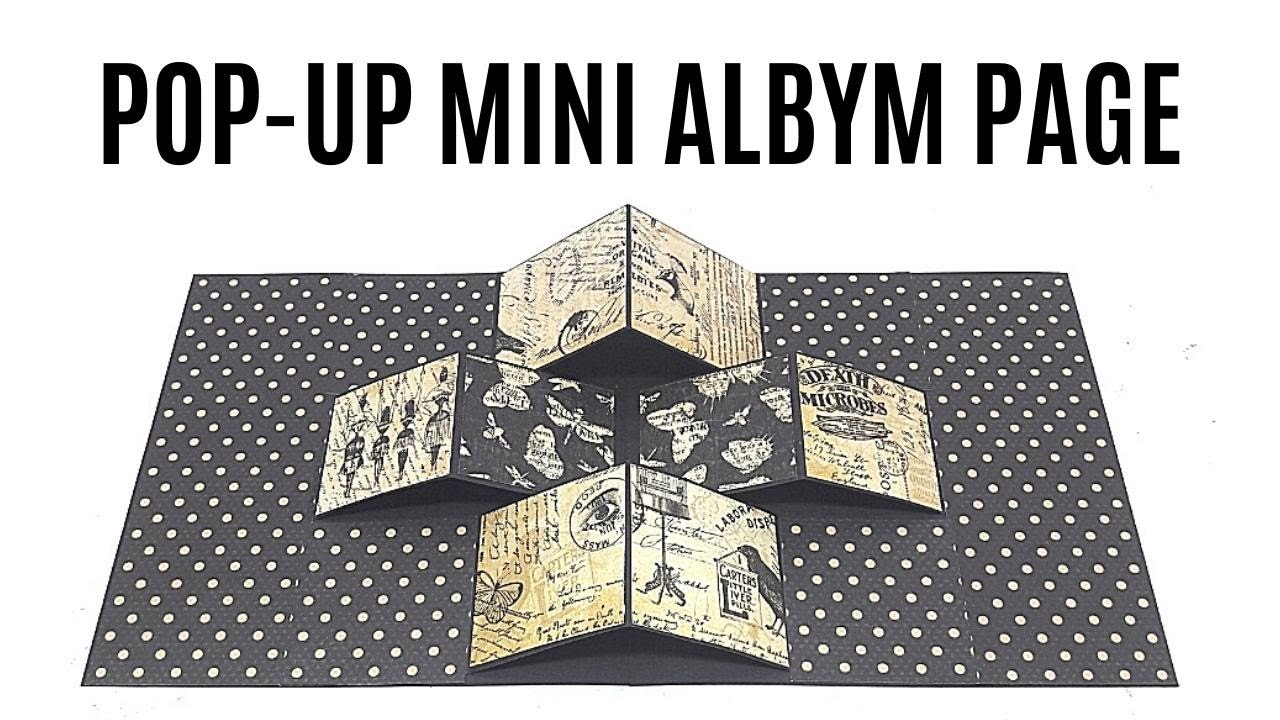 Video thumbnail for Pop Up Mini Album Page Tutorial