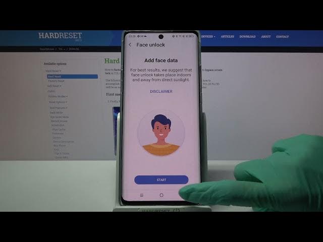 Video thumbnail for How to Set Up Face Unlock on TCL 20 Pro 5G – Use Face Recognition