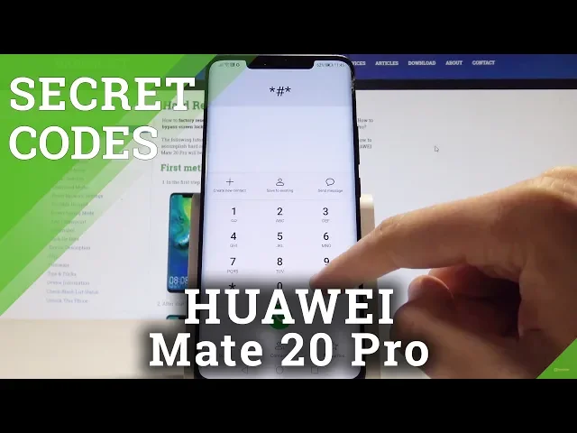 Video thumbnail for CODES HUAWEI Mate 20 Pro - Secret Menu / Hidden Mode / Advanced Feature