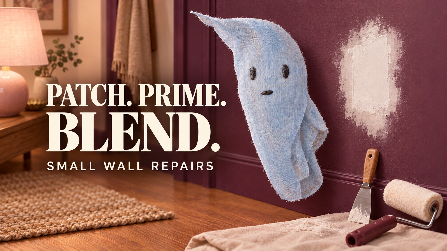 Video thumbnail for Patch, Prime, Blend | Velvet Abode
