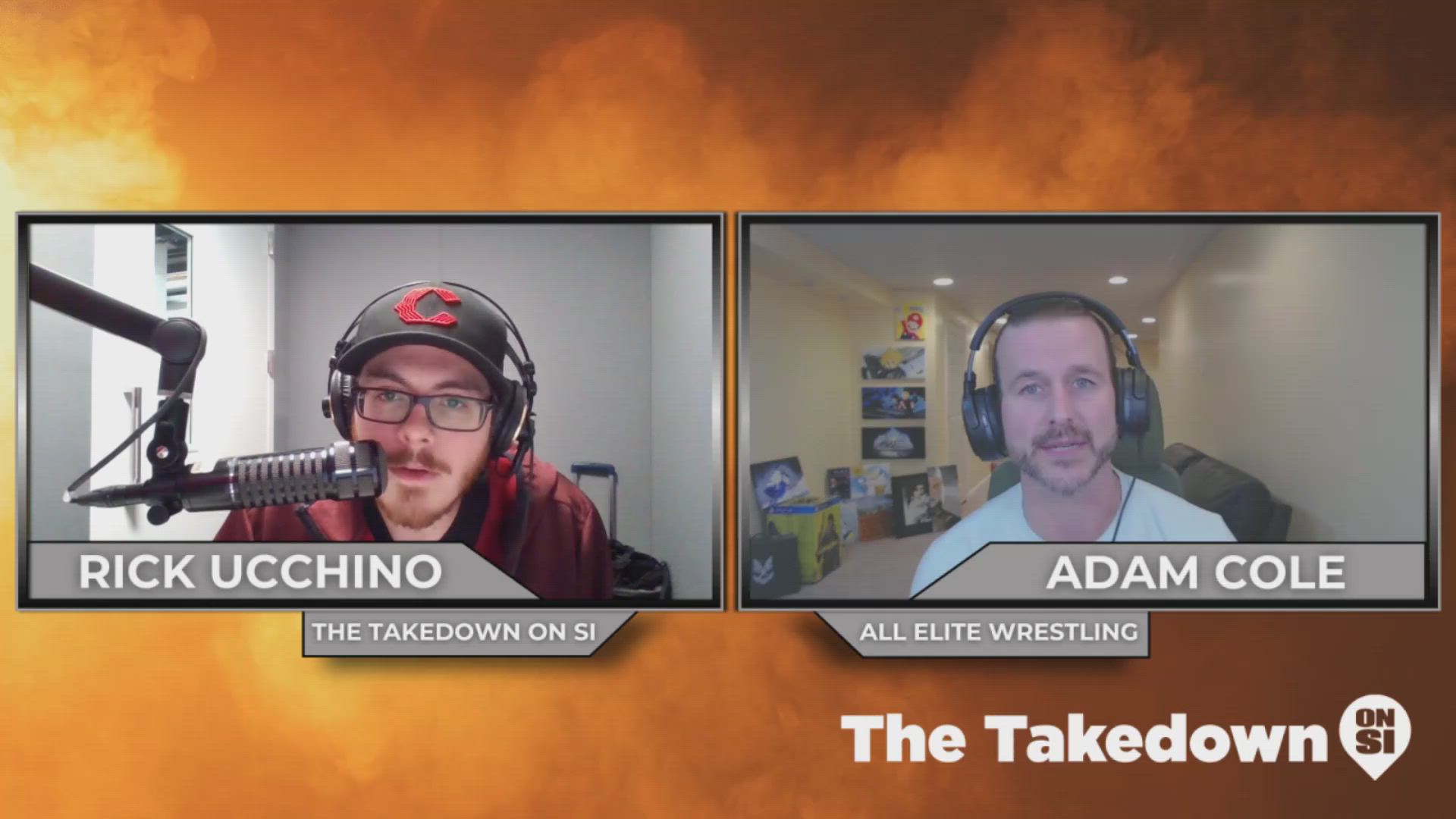 'Video thumbnail for Exclusive: Adam Cole Confirms Relationship Status with Dr. Britt Baker'