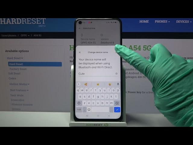 Video thumbnail for How to Rename Oppo A54 5G - Change Oppo’s Name