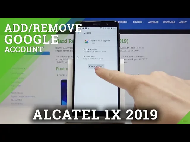 Video thumbnail for How to Add Google Account in ALCATEL 1X 2019 – Activate Google Account