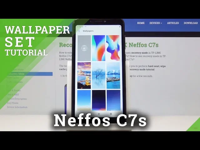 Video thumbnail for How to Change Wallpaper in TP-LINK Neffos C7s - Desktop Update