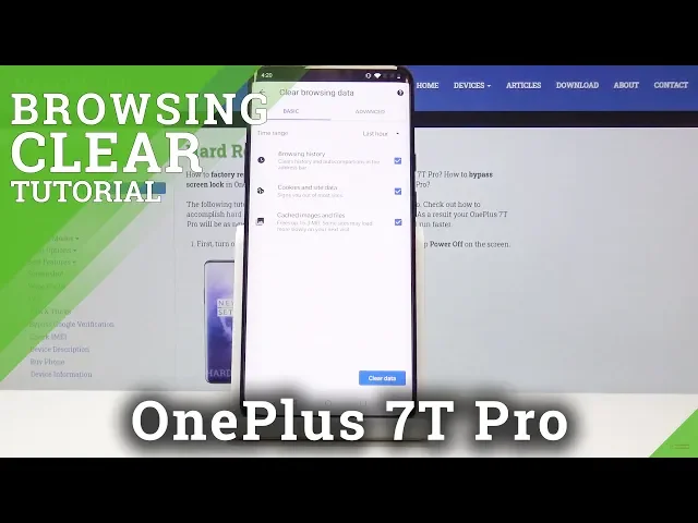 Video thumbnail for How to Clear Browser in OnePlus 7T Pro - Erase Browsing History