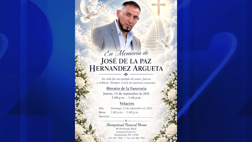 Video thumbnail for Body of landscaper who died in East Hills being laid to rest in El Salvador