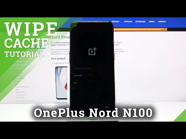 Video thumbnail for How to Wipe Cache Partition in OnePlus Nord N100 - Remove Cache Data