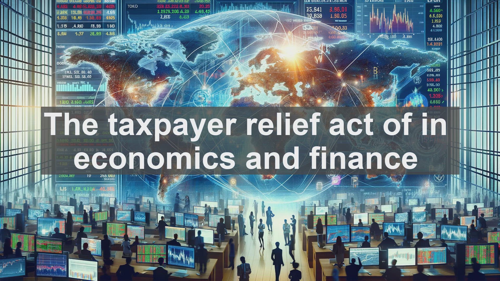 'Video thumbnail for The taxpayer relief act of in economics and finance'