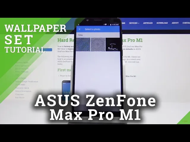 Video thumbnail for How to Change Wallpaper in ASUS ZenFone Max Pro M1 - Refresh Display
