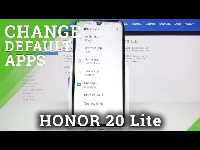 Video thumbnail for How to Change Default Apps in Honor 20 Lite?