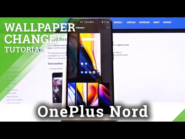 Video thumbnail for How to Change Wallpaper in OnePlus Nord – Customize Display