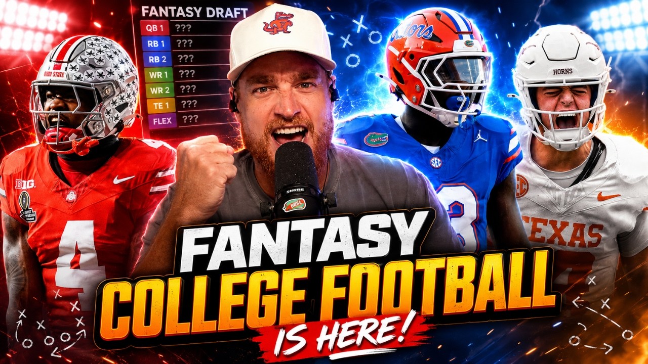 Video thumbnail for College Fantasy Football Is HERE... Here's What You Need To Know