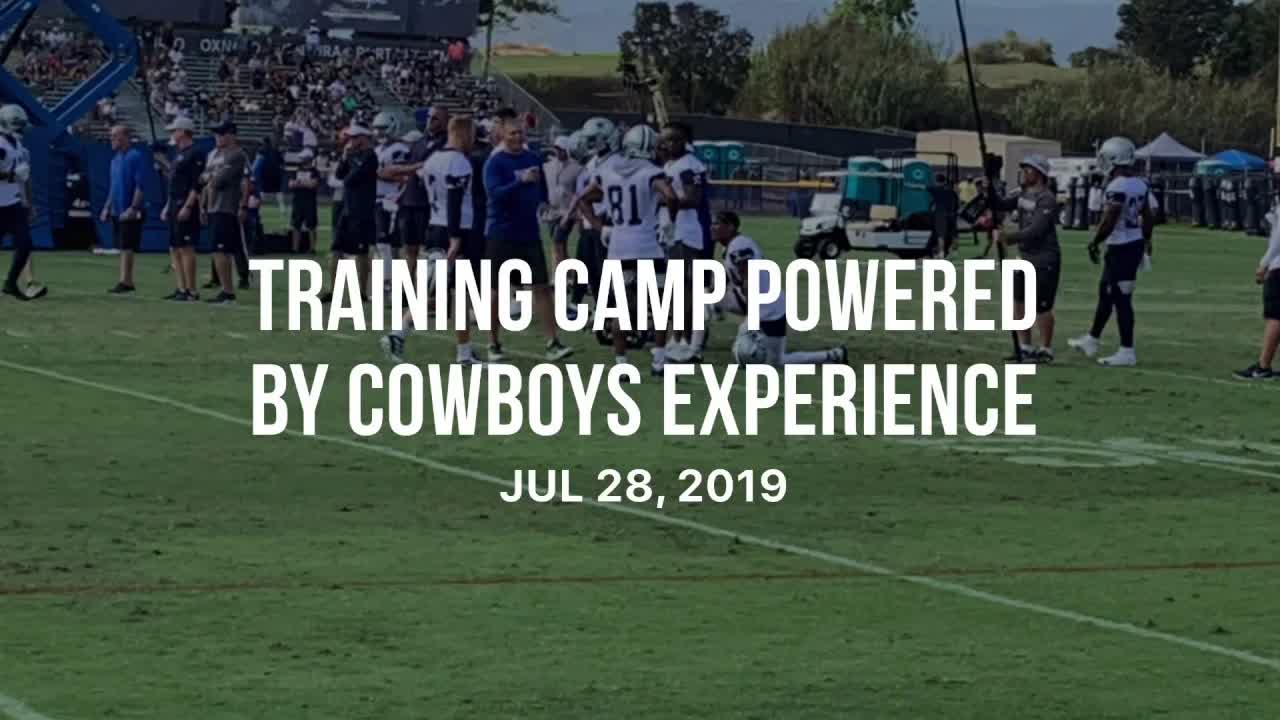 Video thumbnail for law nation sports: dallas cowboys training camp highlights day 2