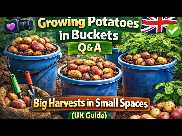Video thumbnail for Growing Potatoes in Buckets | How to Get Big Harvests in Small Spaces