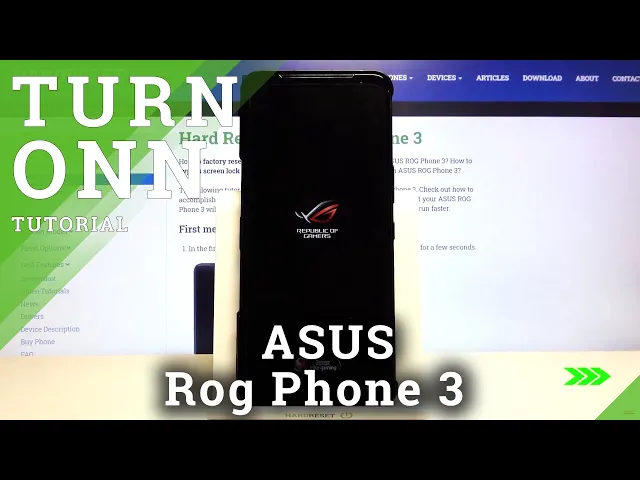 Video thumbnail for ASUS ROG Phone 3 - How to Switch On
