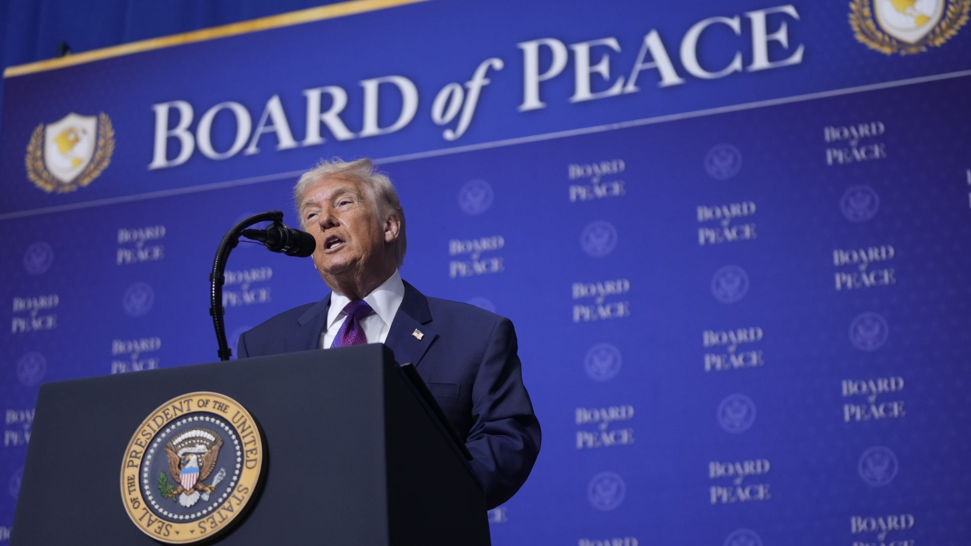 Video thumbnail for Board of Peace: Trump claims ‘war in Gaza is over’ despite repeated ceasefire violations