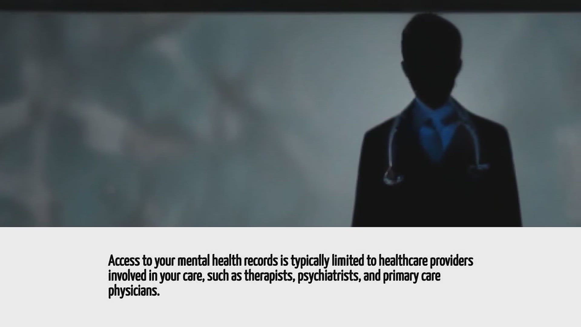 Video thumbnail for Who Can Access Your Mental Health Records